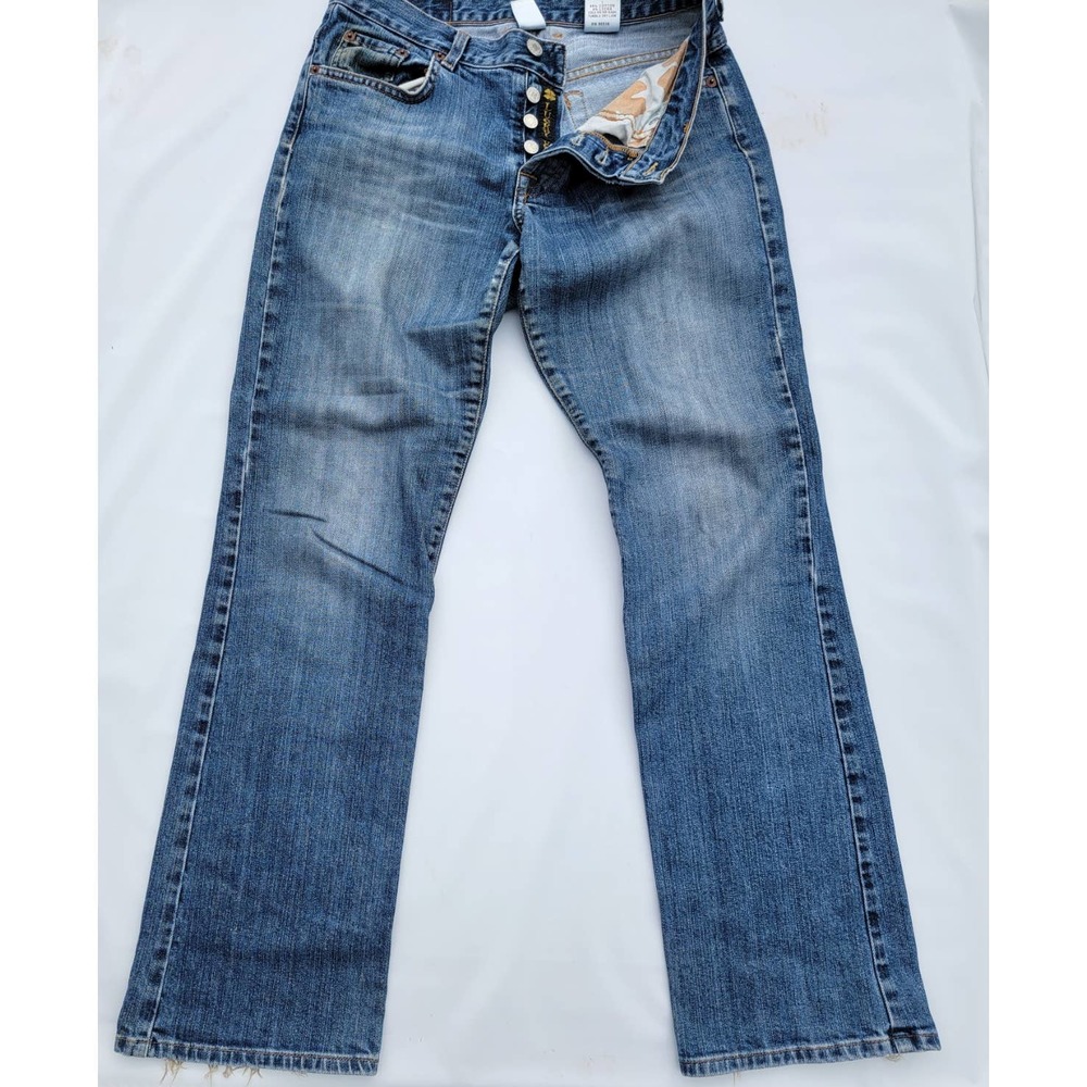 Lucky Brand Jeans Womens 4/27 Sweet And Straight Denim Pants Ladies Medium Wash